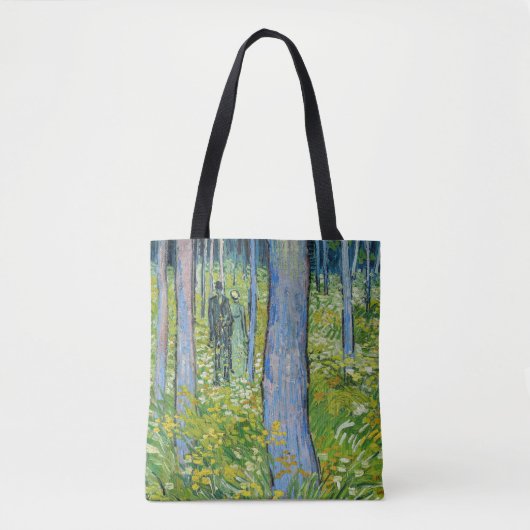 Vincent van Gogh - Unterwuchs mit zwei Zahlen Tasche (Vorderseite)