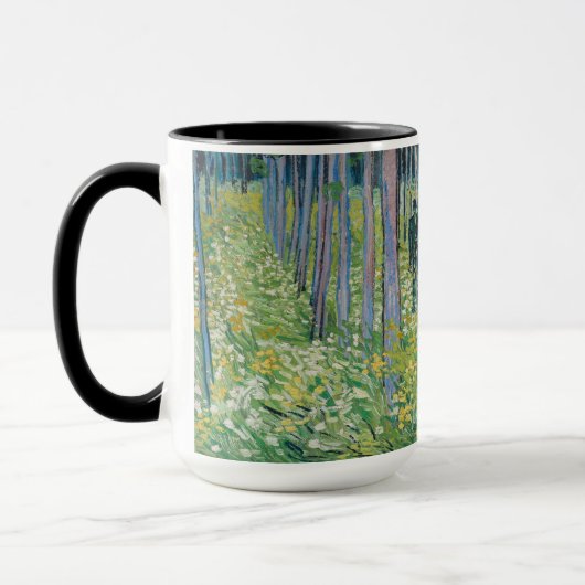 Vincent van Gogh - Unterwuchs mit zwei Zahlen Tasse (Links)