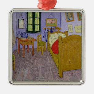 Vincent van Gogh Van Gogh Schlafzimmer bei Arles Silbernes Ornament