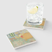 Vincent van Gogh | Van Gogh Schlafzimmer bei Arles Steinuntersetzer (Seitenansicht)