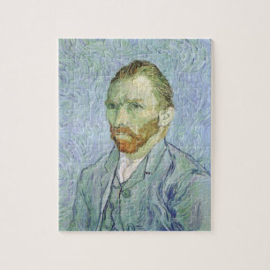 Vincent van Gogh - Van Gogh Selbstportrait in Blau Puzzle