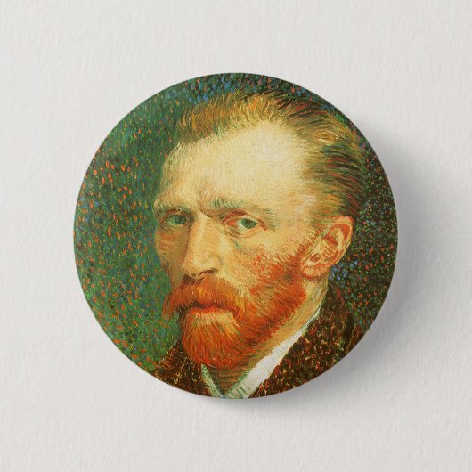 Vincent van Gogh - Van Gogh Selbstporträt Button (Vorderseite)