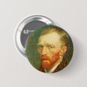 Vincent van Gogh - Van Gogh Selbstporträt Button (Vorne & Hinten)