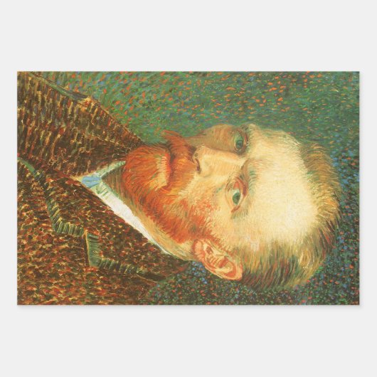 Vincent van Gogh - Van Gogh Self Portrait Geschenkpapier Set (Vorderseite)