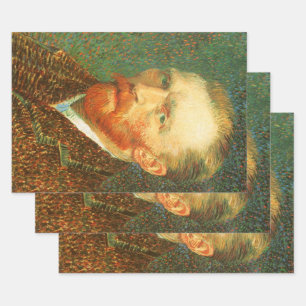 Vincent van Gogh - Van Gogh Self Portrait Geschenkpapier Set