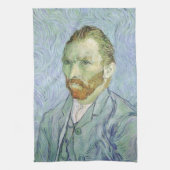 Vincent van Gogh - Van Gogh Self Portrait in Blue Geschirrtuch (Vertikal)