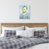 Vincent van Gogh - Van Gogh Self Portrait in Blue Leinwanddruck (Insitu (Schlafzimmer))
