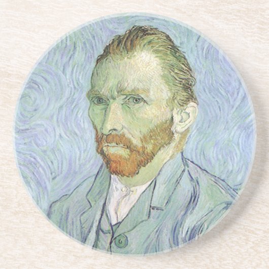 Vincent van Gogh - Van Gogh Self Portrait in Blue Untersetzer (Vorne)