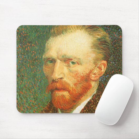 Vincent van Gogh - Van Gogh Self Portrait Mousepad (Mit Mouse)