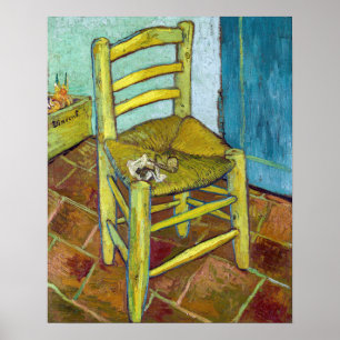 Vincent van Gogh - Van Goghs Stuhl Poster