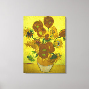 Vincent van Gogh - Vase 12 Sonnenblumen Leinwanddruck