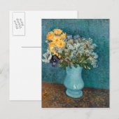 Vincent van Gogh | Vase der Blume, 1887 Postkarte (Vorne/Hinten)