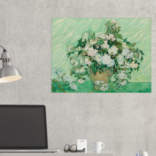 Vincent Van Gogh, Vase der Rose, Rose in der Vase Foliendrucke