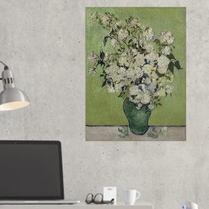Vincent Van Gogh, Vase der Rose, Rose in der Vase Foliendrucke