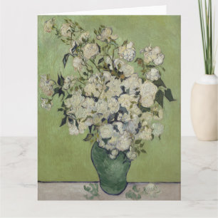 Vincent Van Gogh, Vase der Rose, Rose in der Vase Karte