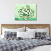 Vincent Van Gogh, Vase der Rose, Rose in der Vase Leinwanddruck (Insitu (Schlafzimmer))