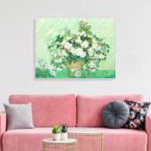 Vincent Van Gogh, Vase der Rose, Rose in der Vase Leinwanddruck (Insitu (Wohnzimmer))