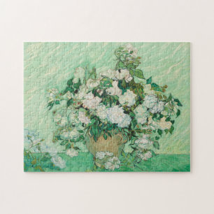 Vincent Van Gogh, Vase der Rose, Rose in der Vase Puzzle