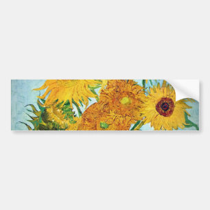 Vincent van Gogh - Vase mit 12 Sonnenblumen Autoaufkleber