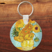 Vincent van Gogh - Vase mit 12 Sonnenblumen Schlüsselanhänger (Vorderseite)