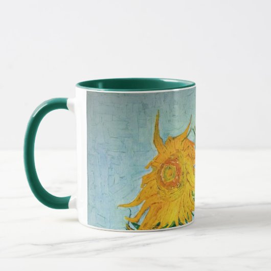 Vincent van Gogh - Vase mit 12 Sonnenblumen Tasse (Links)