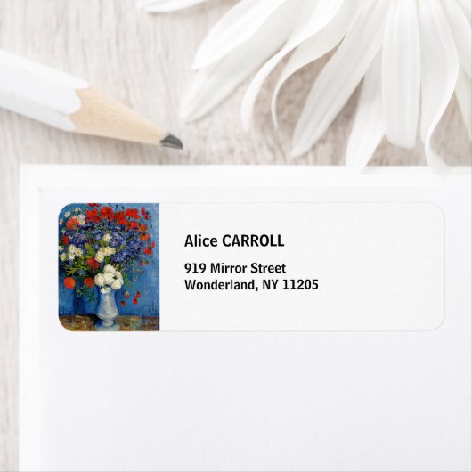 Vincent van Gogh - Vase mit Cornblumen & Poppies (Insitu)