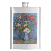 Vincent van Gogh - Vase mit Cornblumen & Poppies Flachmann (Vorderseite)