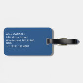 Vincent van Gogh - Vase mit Cornblumen & Poppies Gepäckanhänger (Rückseite horizontal)