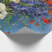 Vincent van Gogh - Vase mit Cornblumen & Poppies Geschenkpapier (Ecke)