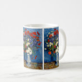 Vincent van Gogh - Vase mit Cornblumen & Poppies Kaffeetasse (VorderseiteRechts)