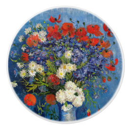 Vincent van Gogh - Vase mit Cornblumen & Poppies Keramikknauf