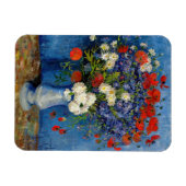 Vincent van Gogh - Vase mit Cornblumen & Poppies Magnet (Horizontal)