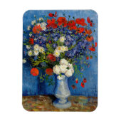 Vincent van Gogh - Vase mit Cornblumen & Poppies Magnet (Vertikal)