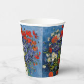 Vincent van Gogh - Vase mit Cornblumen & Poppies Pappbecher (Rechts)