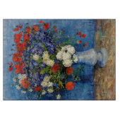 Vincent van Gogh - Vase mit Cornblumen & Poppies Schneidebrett (Vorderseite)