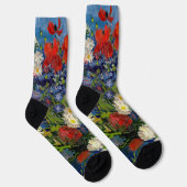 Vincent van Gogh - Vase mit Cornblumen & Poppies Socken (Rechts)