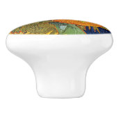 Vincent van Gogh - Vase mit fünf Sonnenblumen Keramikknauf (Seitenansicht)