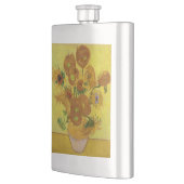 Vincent van Gogh - Vase mit fünfzehn Sonnenblumen Flachmann (Links)
