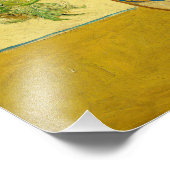 Vincent van Gogh - Vase mit fünfzehn Sonnenblumen Fotodruck (Ecke)