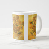 Vincent van Gogh - Vase mit fünfzehn Sonnenblumen Jumbo-Tasse (Vorderseite Rechts)