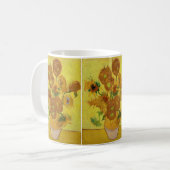 Vincent van Gogh - Vase mit fünfzehn Sonnenblumen Kaffeetasse (Vorderseite Links)