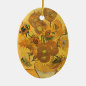 Vincent van Gogh - Vase mit fünfzehn Sonnenblumen Keramik Ornament (Vorne)