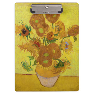 Vincent van Gogh - Vase mit fünfzehn Sonnenblumen Klemmbrett