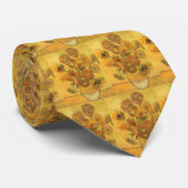 Vincent van Gogh - Vase mit fünfzehn Sonnenblumen Krawatte (Gerollt)