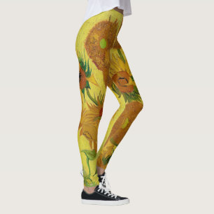 Vincent van Gogh - Vase mit fünfzehn Sonnenblumen Leggings