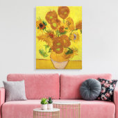 Vincent van Gogh - Vase mit fünfzehn Sonnenblumen Leinwanddruck (Insitu (Wohnzimmer))