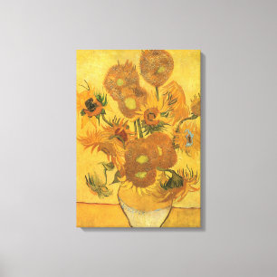 Vincent van Gogh - Vase mit fünfzehn Sonnenblumen Leinwanddruck