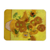 Vincent van Gogh - Vase mit fünfzehn Sonnenblumen Magnet (Horizontal)