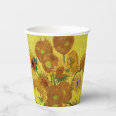 Vincent van Gogh - Vase mit fünfzehn Sonnenblumen Pappbecher (Vorderseite)