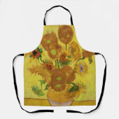 Vincent van Gogh - Vase mit fünfzehn Sonnenblumen Schürze (Vorderseite)
